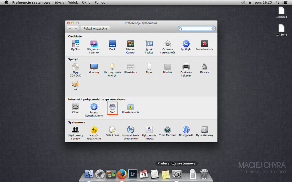maciejchyra.com Mac OS X Lightroom synchronizacja